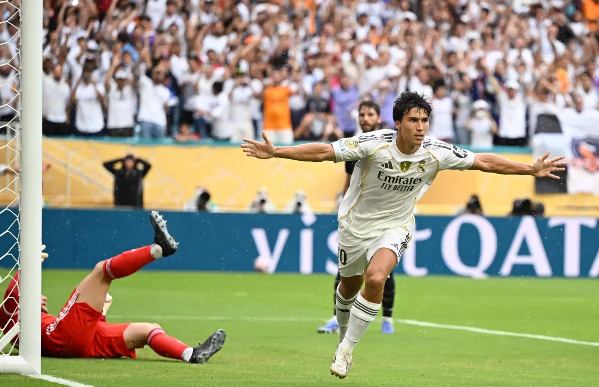 Gonzalo García assinou o golo do Real Madrid