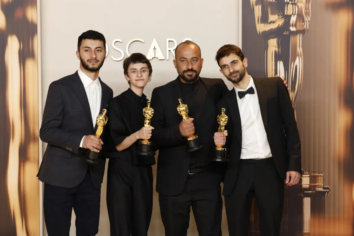 Basel Adra, Rachel Szor, Hamdan Ballal e Yuval Abraham venceram este ano o Oscar de melhor documentário