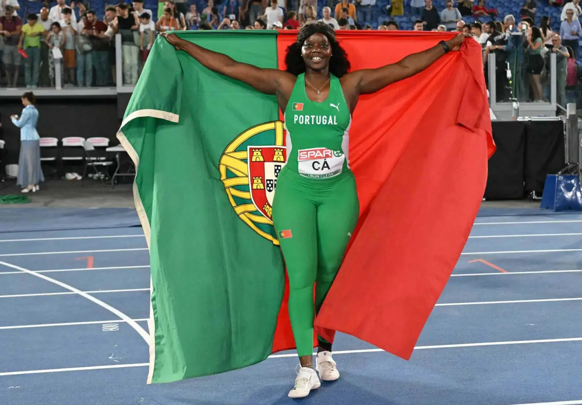 Atleta portuguesa registou a marca de 61, 93 metros
