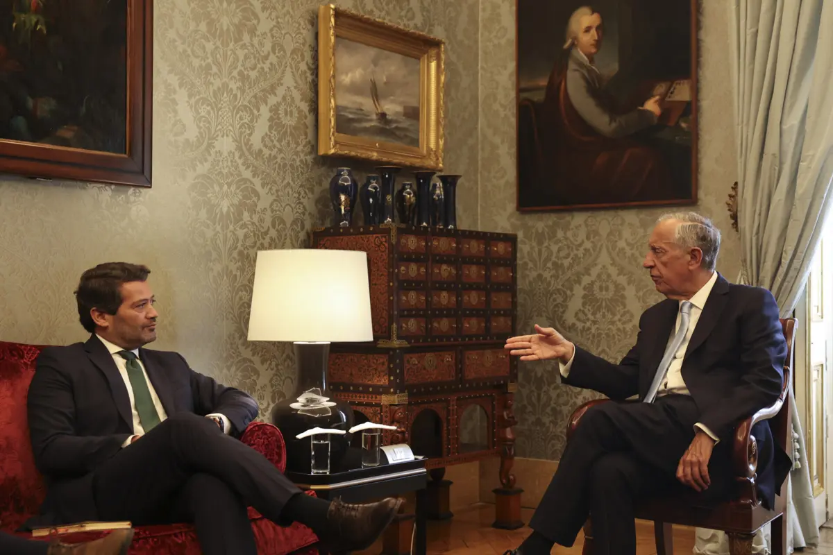 Marcelo Rebelo de Sousa recebeu esta segunda-feira André Ventura