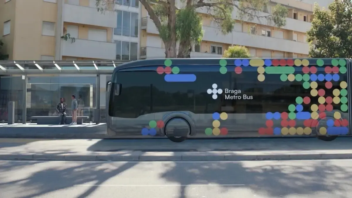 Os autocarros do metrobus de Braga começam a circular em junho do próximo ano