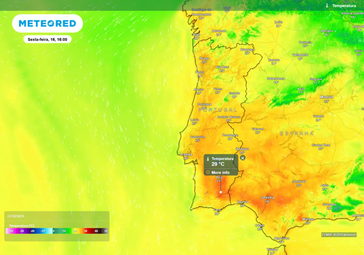 Imagem de contexto do artigo Chuva regressa quinta-feira mas o sol espreita no final da semana