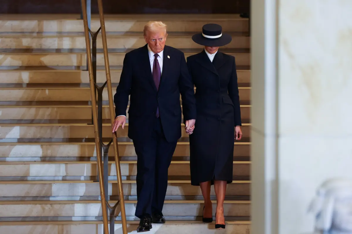 Donald Trump e a mulher, Melania