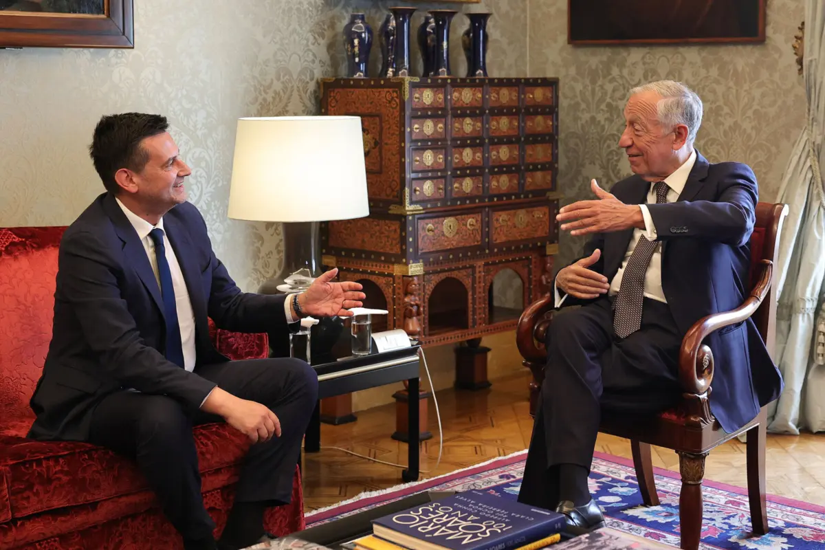 O líder da Iniciativa Liberal reuniu-se com Marcelo Rebelo de Sousa