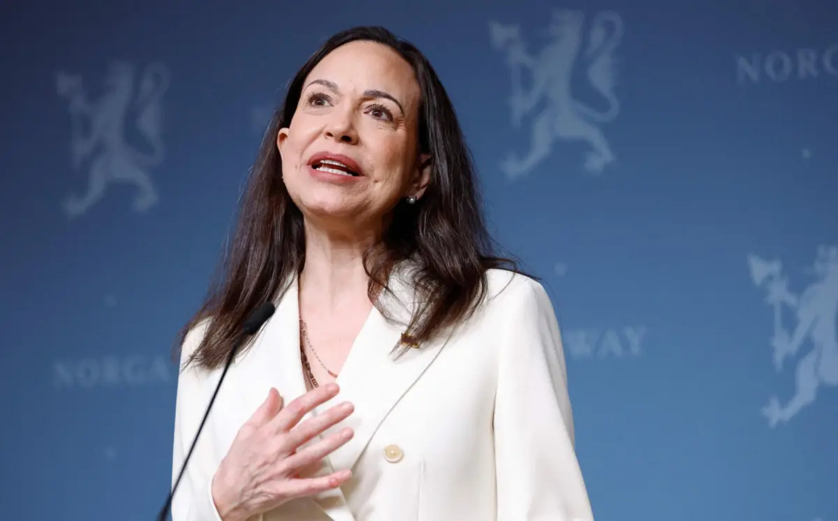 Imagem de contexto do artigo "Não consegui dormir". Corina Machado reencontra filhos após mais de dois anos sem os ver