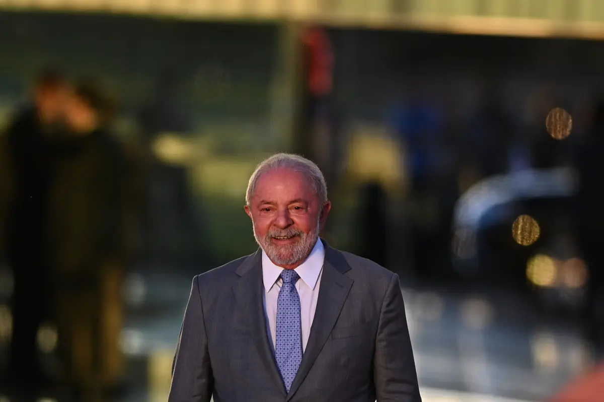 O presidente do Brasil, Lula da Silva