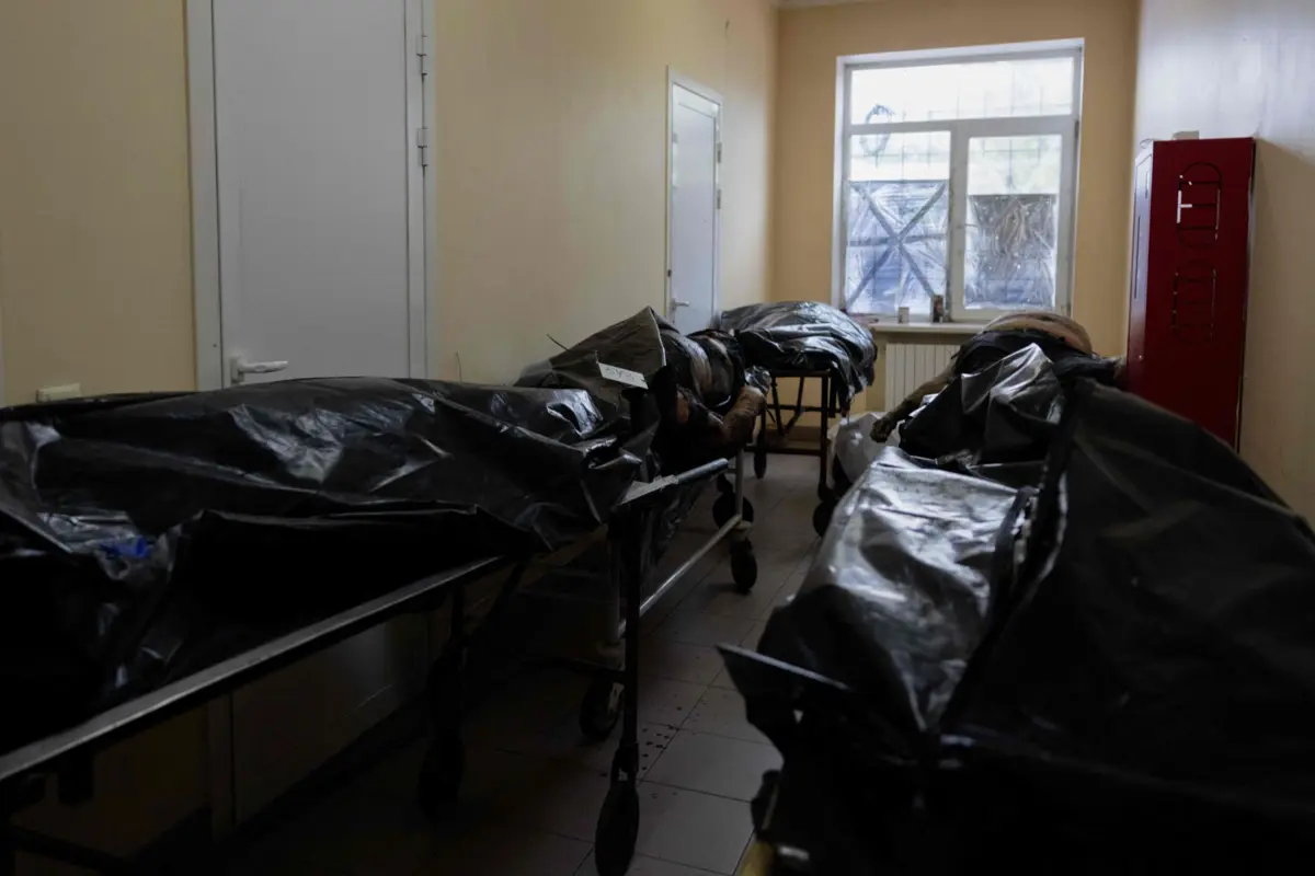 Corpos pertencem a militares ucranianos