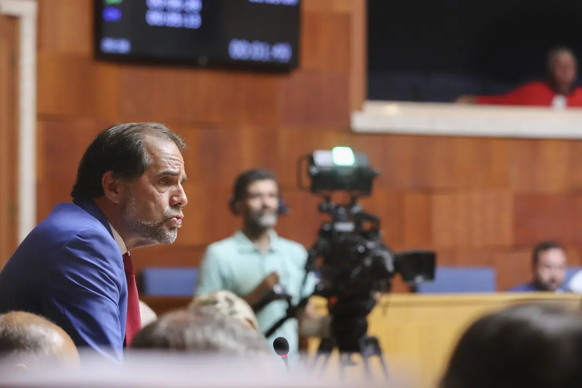 O presidente do governo madeirense, Miguel Albuquerque