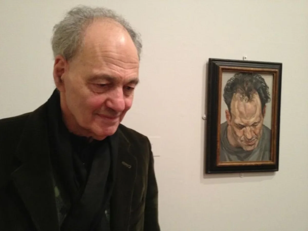 O trabalho de Frank Auerbach ficou conhecido pela utilização do impasto, uma técnica de pintura em que a tinta, em particular de óleo, é espalhada de forma muito espessa