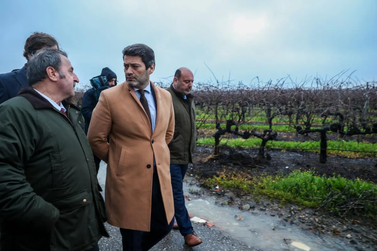 O candidato à Presidência da República André Ventura