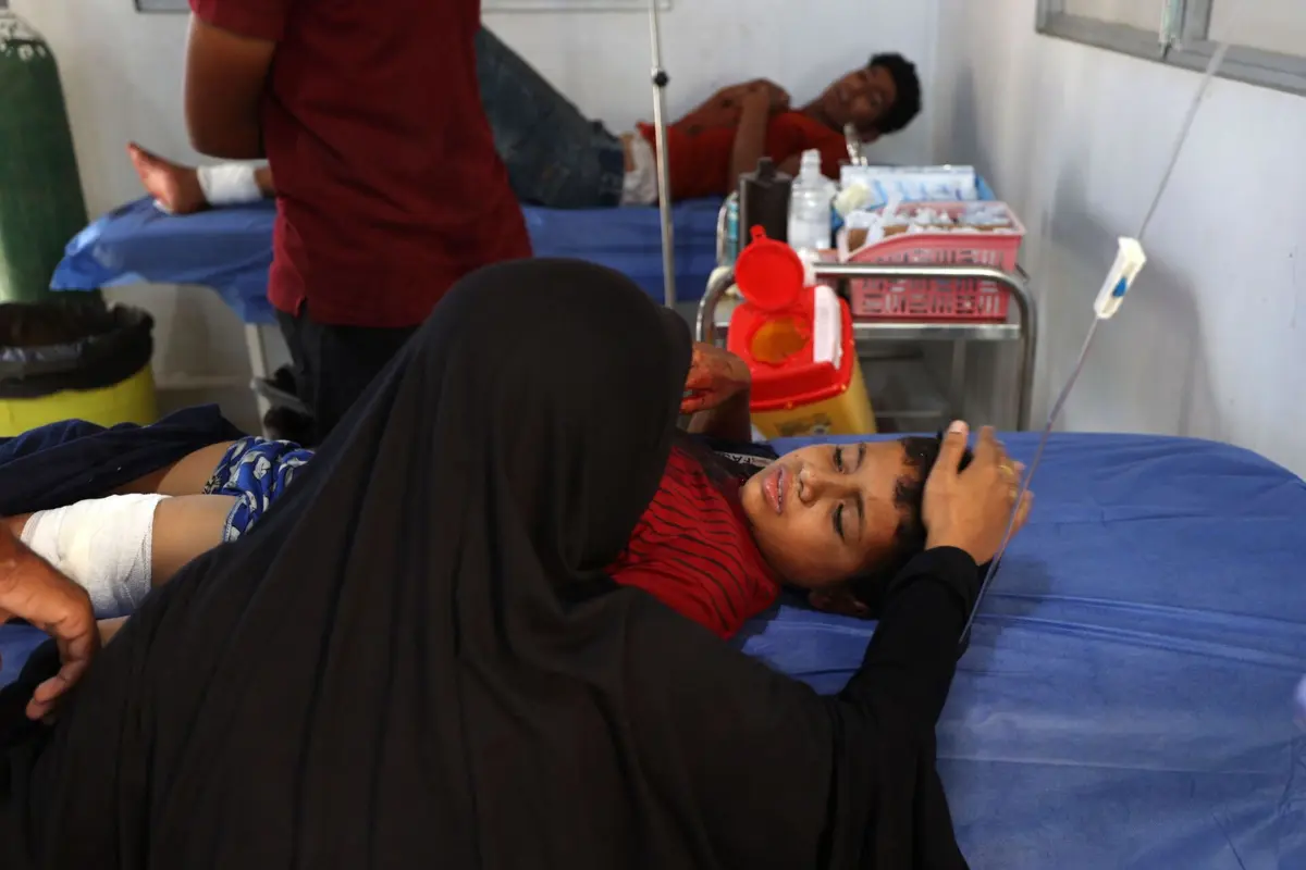 Nos hospitais, as "crianças jazem ali, emaciadas, literalmente a definhar"