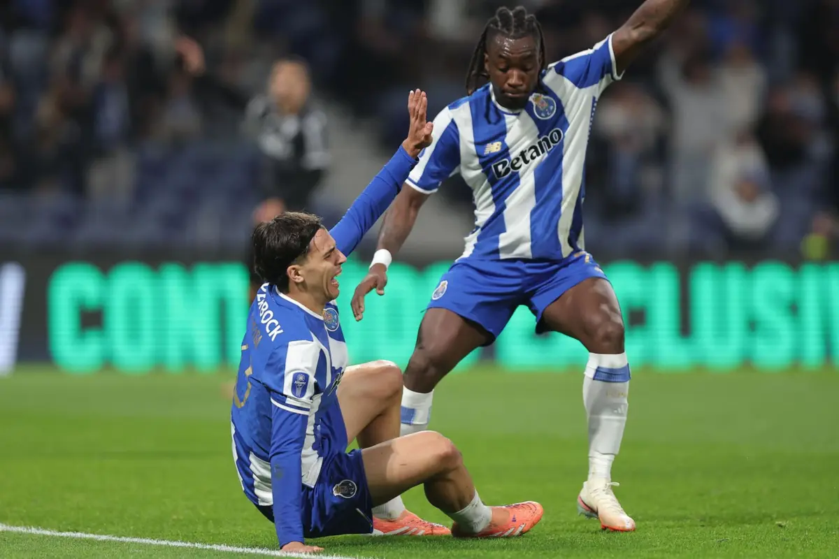 Gabri Veiga lesionou-se ao marcar um golo