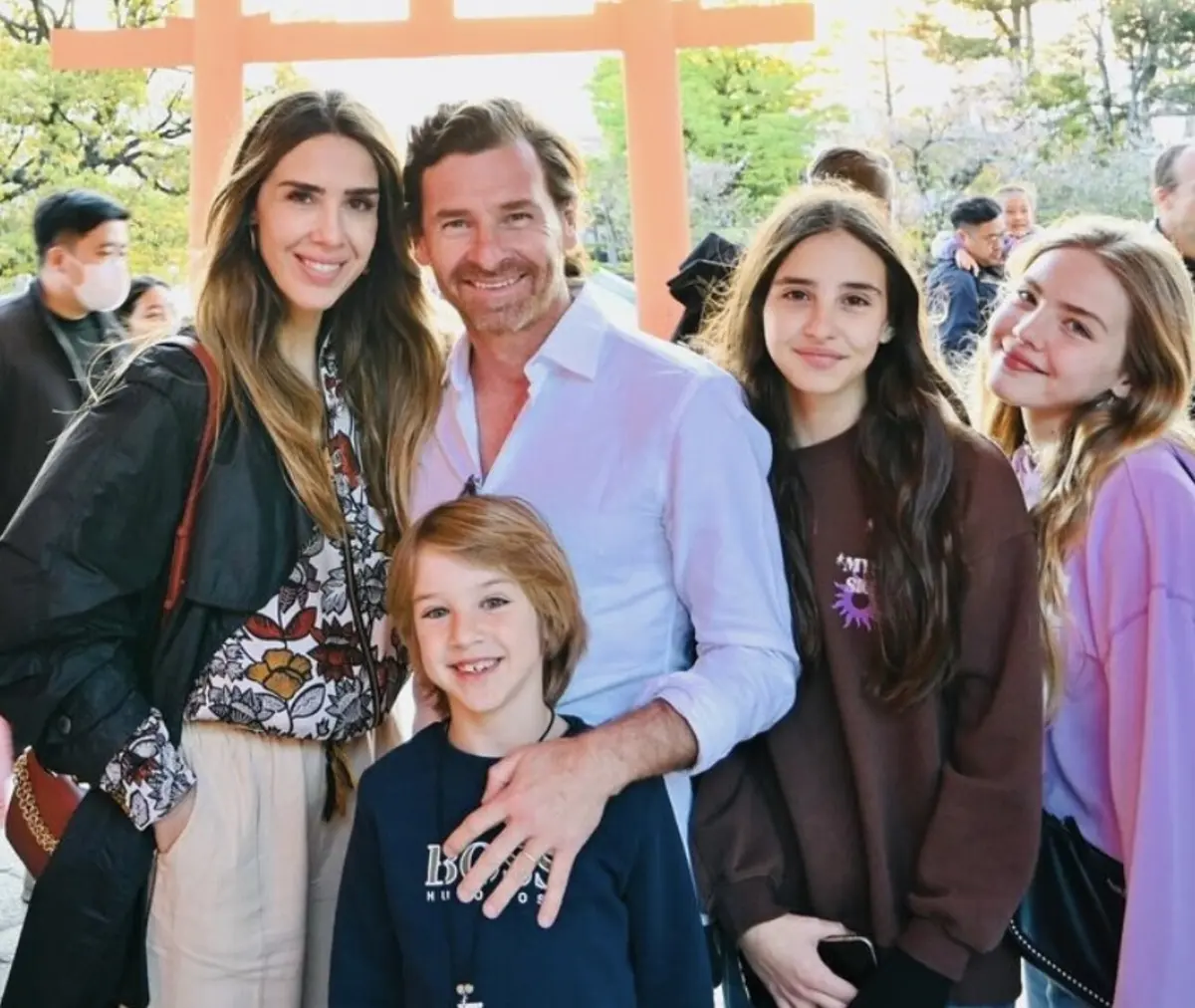 André Villas-Boas com a mulher e filhos