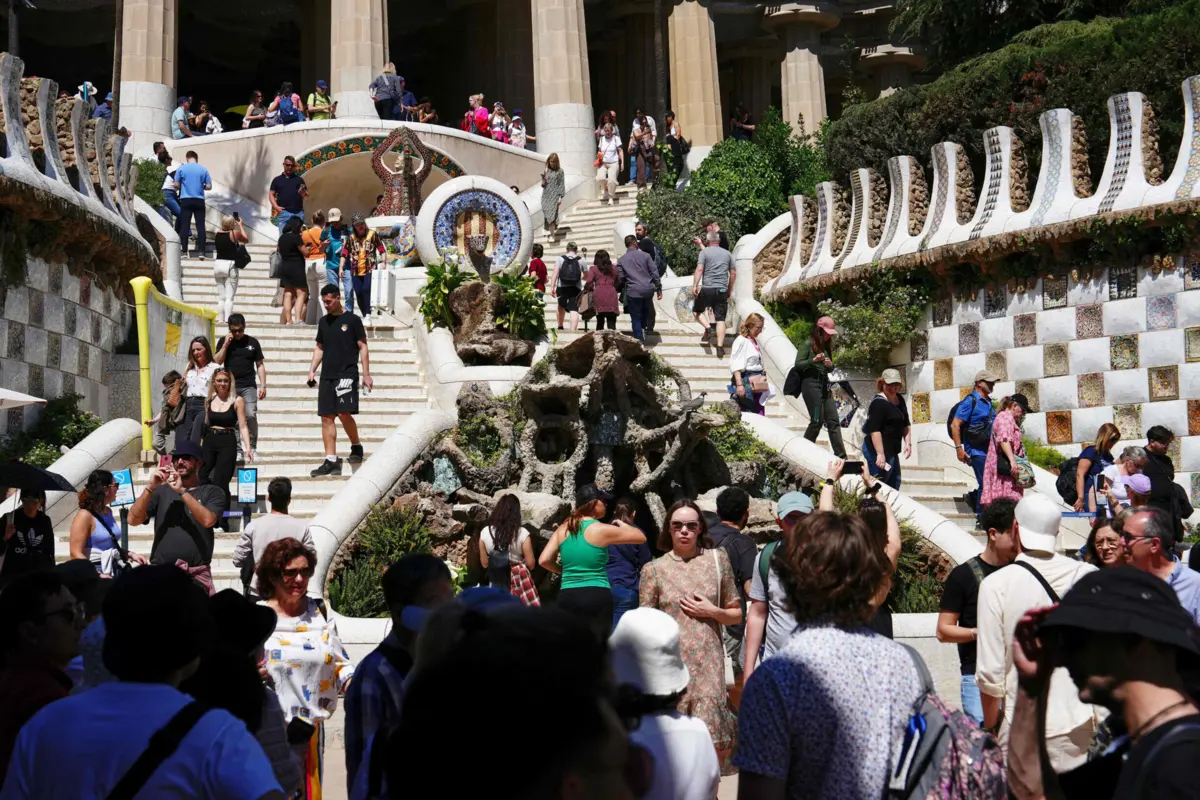 O Parque Güell é a segunda atração mais visitada em Barcelona