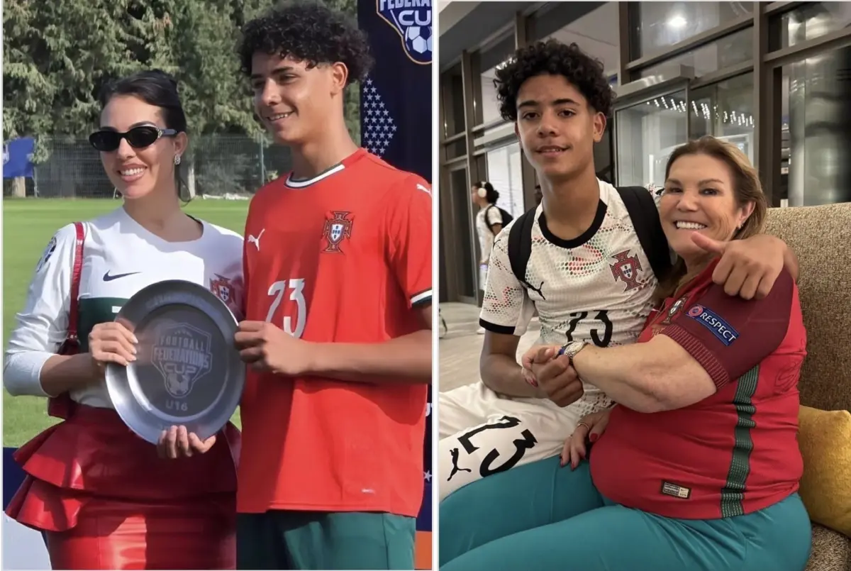 Georgina Rodriguez e Dolores Aveiro fizeram questão de apoiar Cristianinho