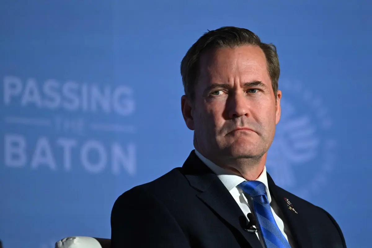 O conselheiro de Segurança Nacional da Casa Branca, Mike Waltz