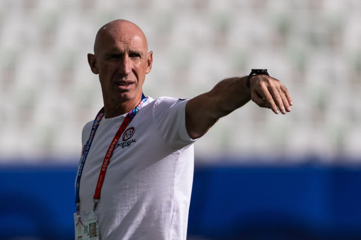 O selecionador de râguebi de Portugal, Patrice Lagisquet