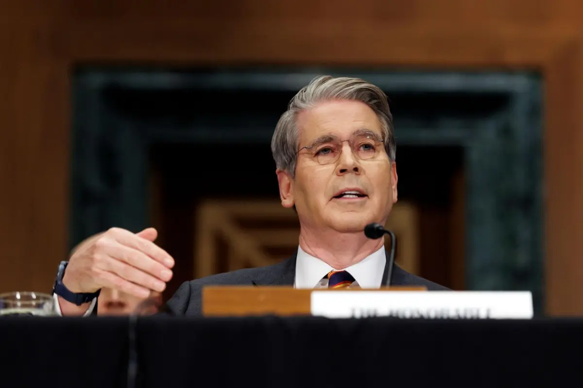 O secretário do Tesouro dos EUA, Scott Bessent