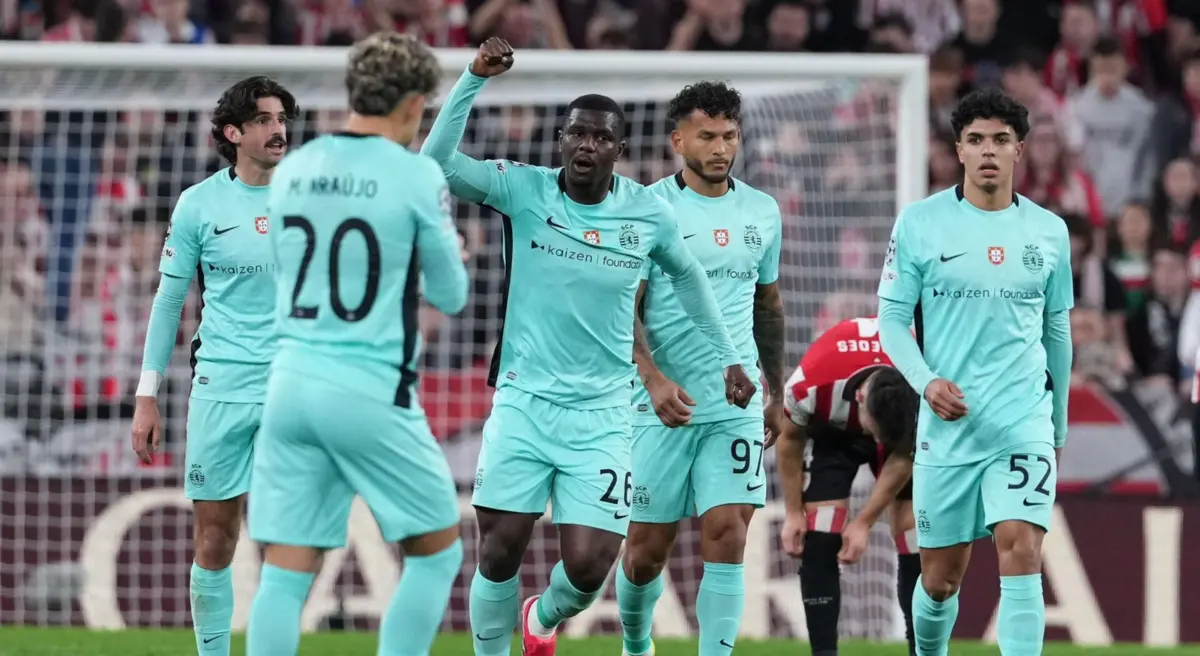 Diomande marcou o primeiro golo dos leões em Bilbau