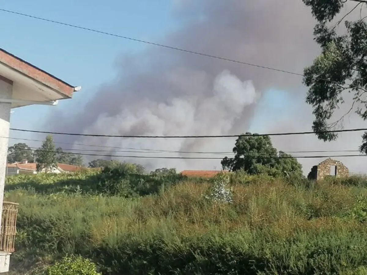 Chamas estão a ser combatidas por 69 elementos de várias corporações