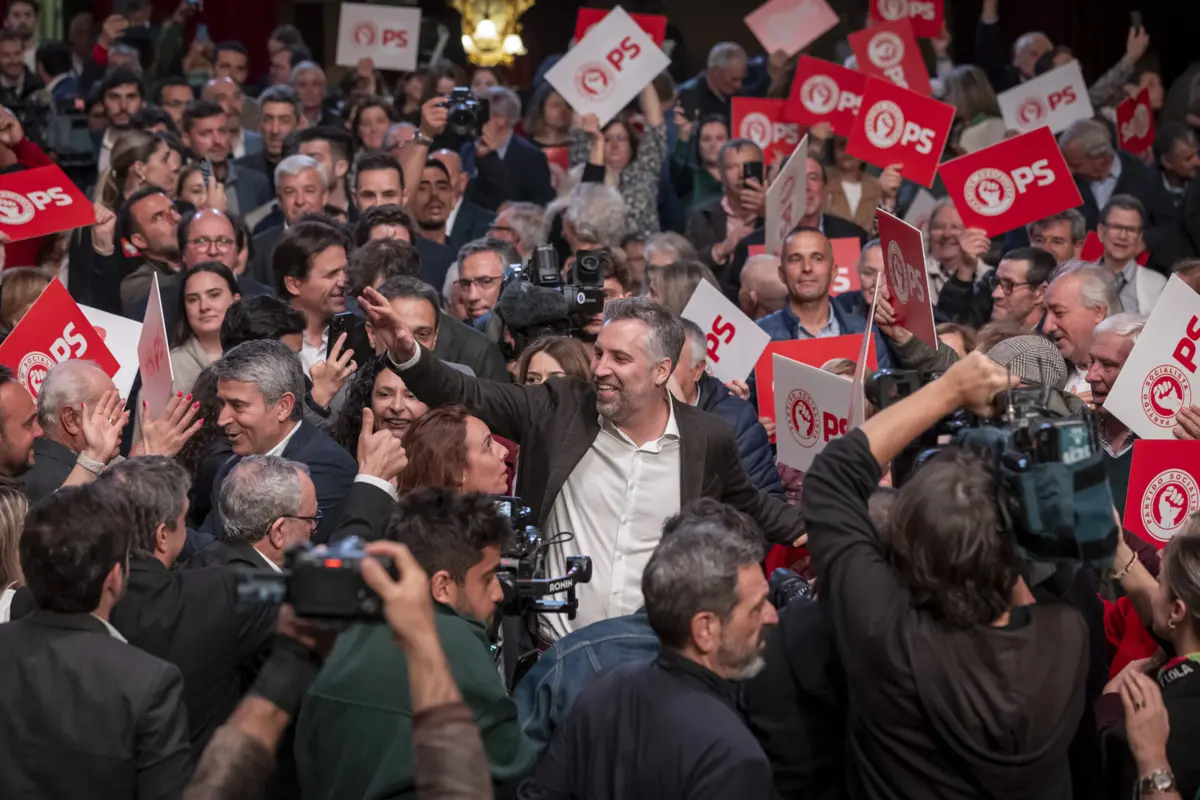 Ação de campanha do PS no Theatro Circo em Braga
