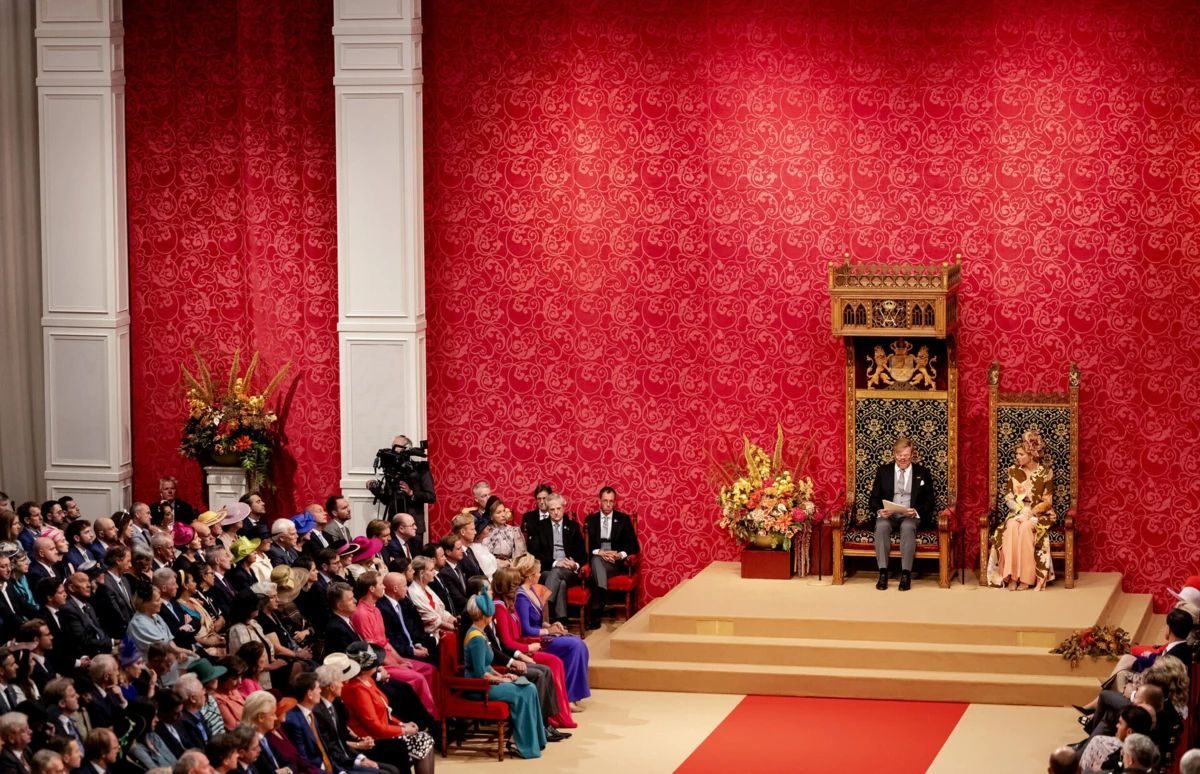 Imagem de contexto do artigo Trono dos Países Baixos em exibição pela primeira vez