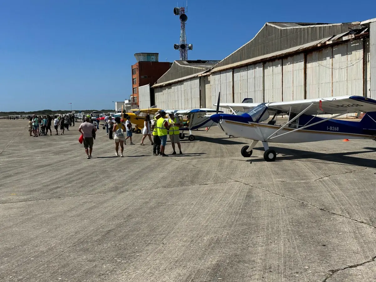 Aeronaves usaram base de São Jacinto durante festival