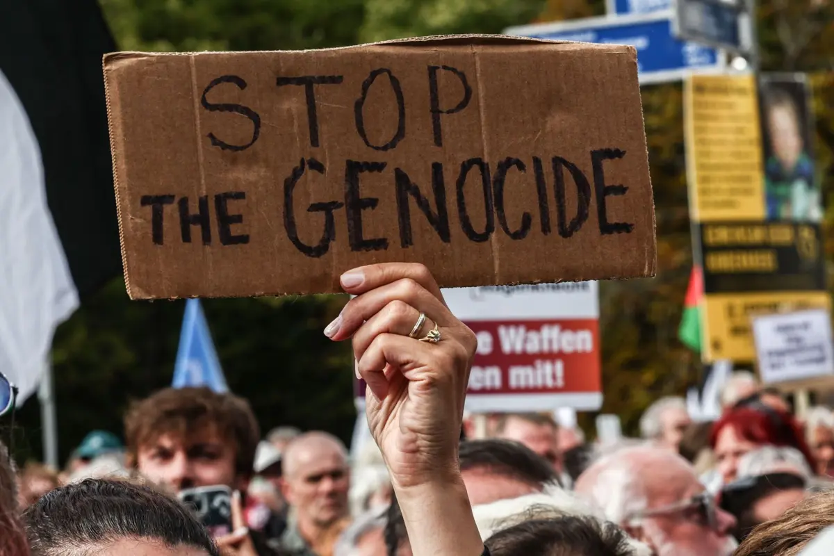 Manifestação em Berlim