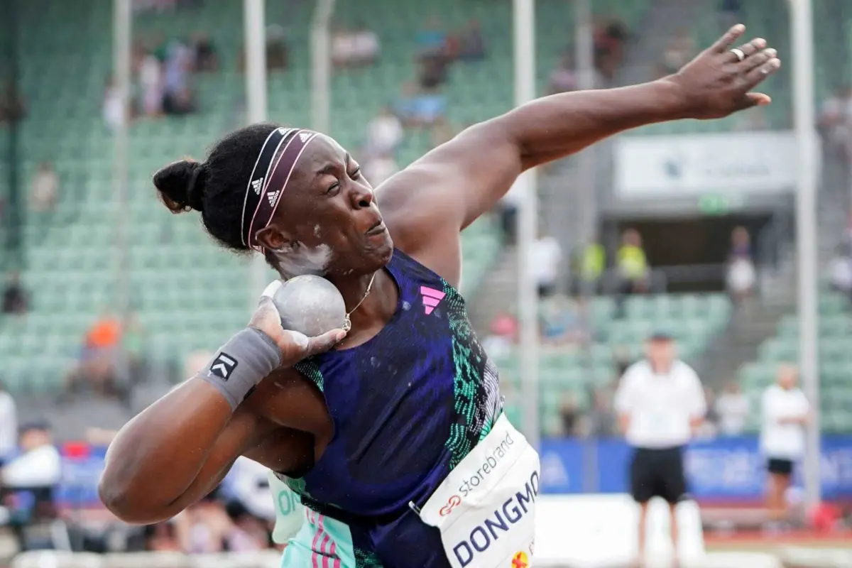 Auriol Dongmo em ação