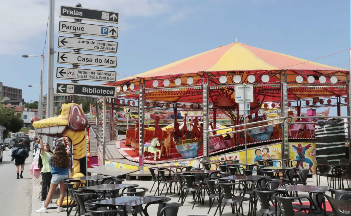 Afurada já tem rulotes e carrosséis