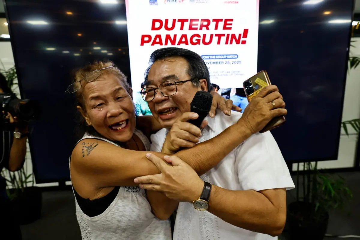 Familiares das vítimas festejaram decisão do TPI de recusar libertar Rodrigo Duterte