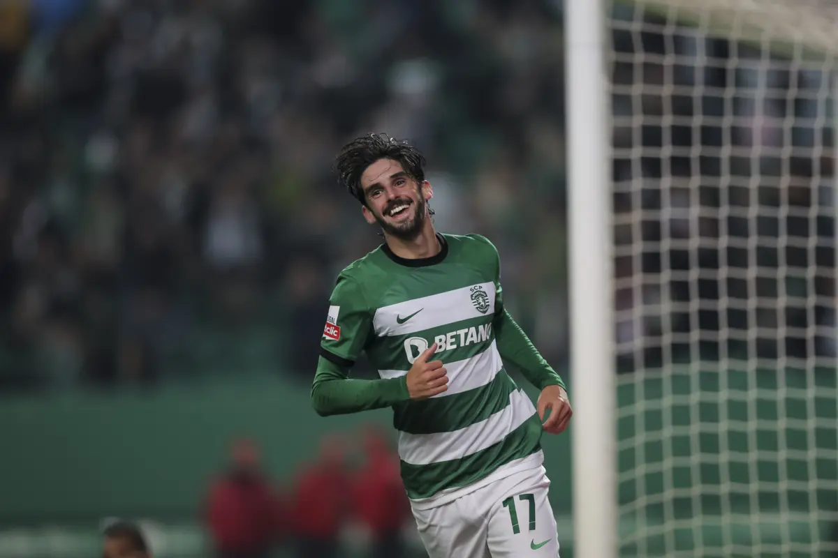 Trincão foi o autor do primeiro golo do Sporting ao Braga