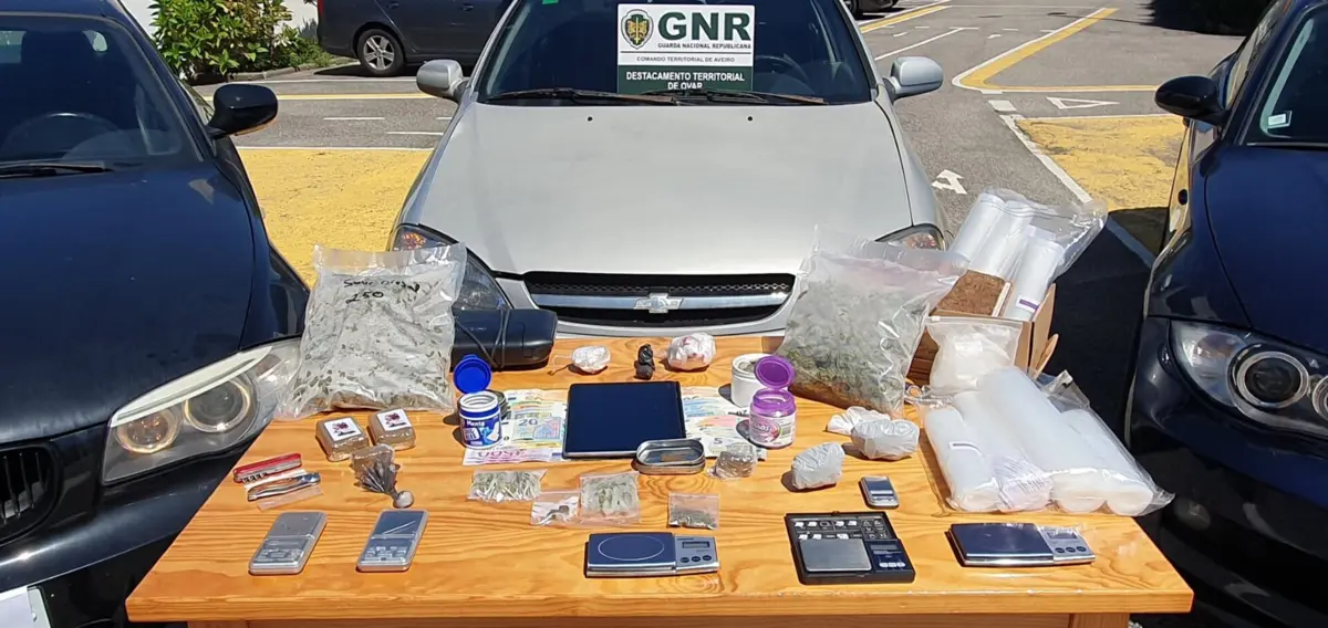 Investigação da GNR levou á detenção de 10 suspeitos de tráfico de droga
