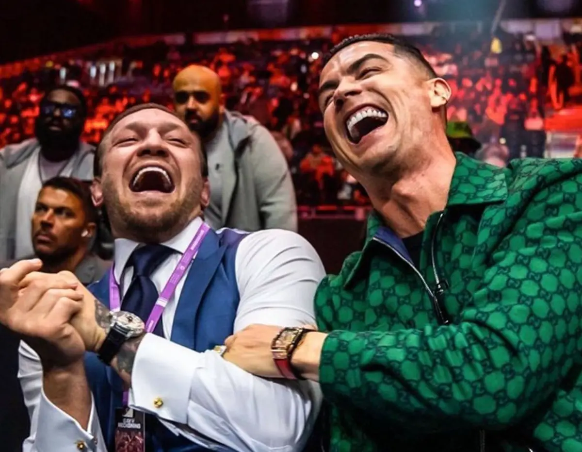 Conor McGregor e Cristiano Ronaldo estiveram juntos na Arábia Saudita