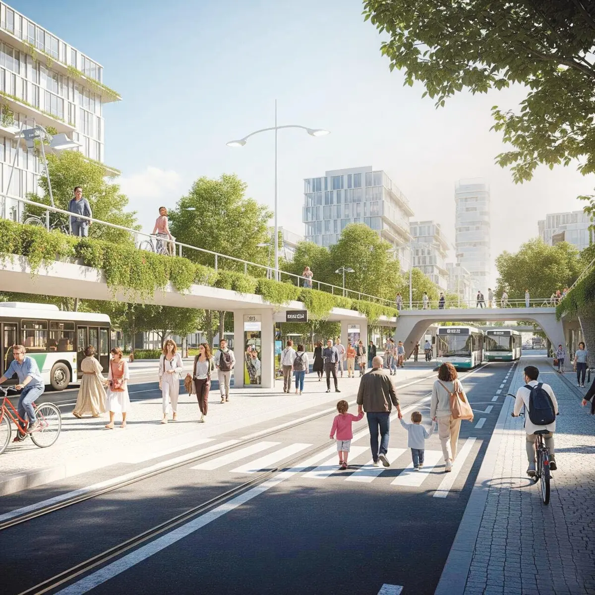 Local terá passagens pedonais e espaços comerciais