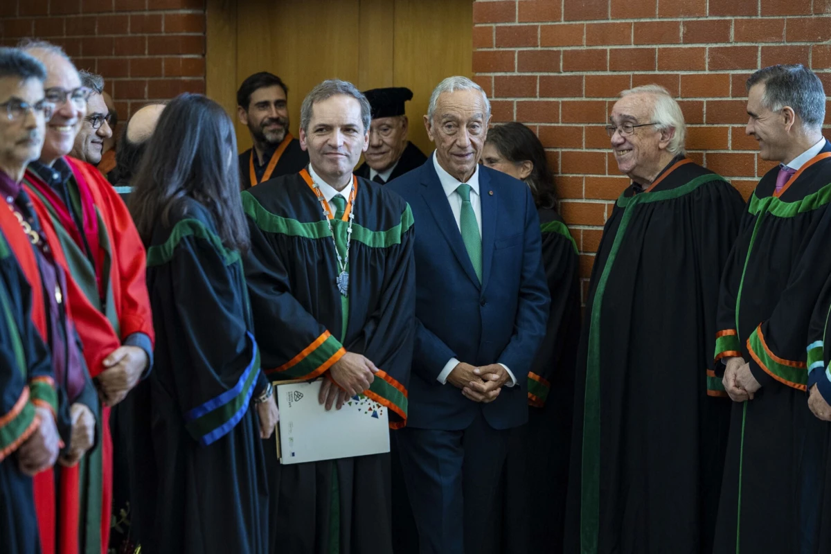 Reitor e Presidente da República na universidade