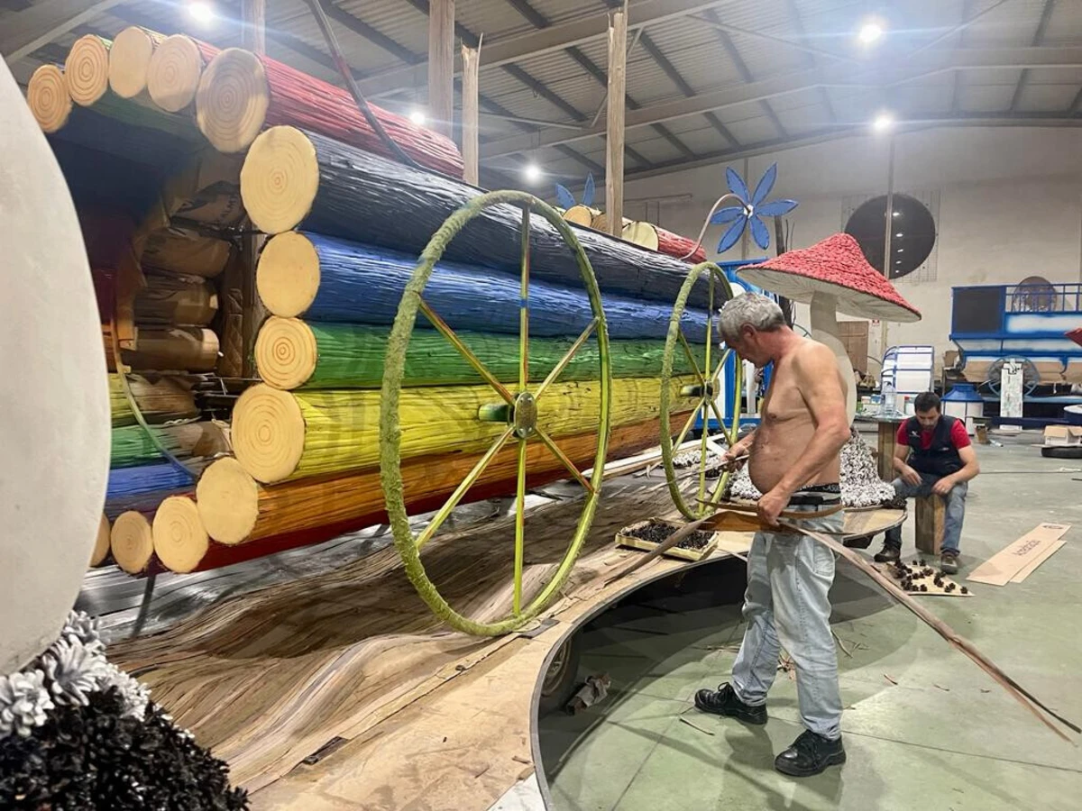 Preparativos para as Cavalhadas que se realizam este sábado