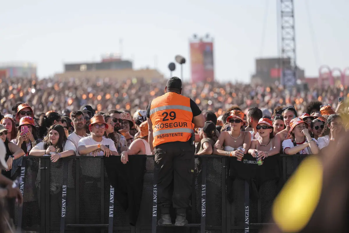 Público no último dia de Rock in Rio. Concerto de Camila Cabello não teve autorização para ser fotografado.