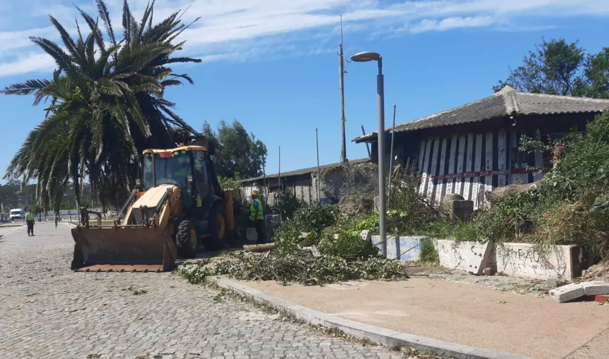Demolição já foi iniciada