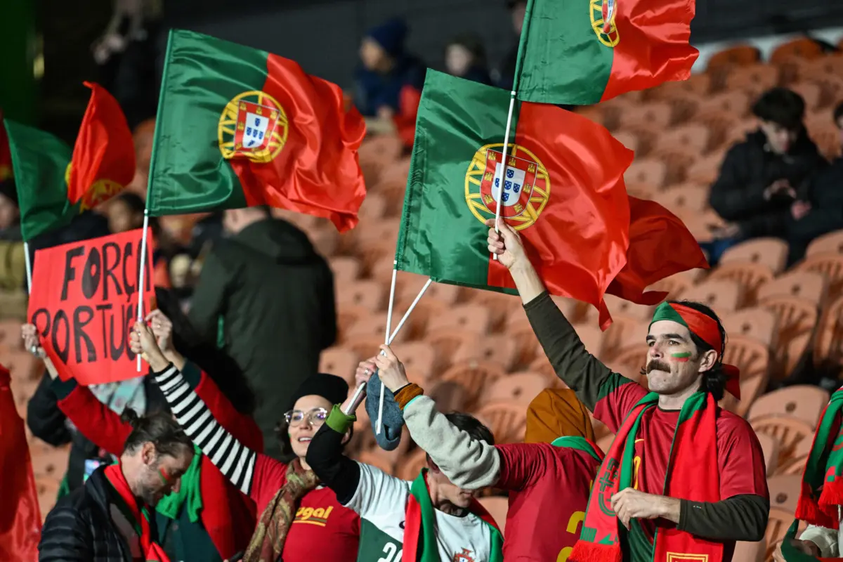 Portugeses apoiaram a seleção feminina durante o Mundial