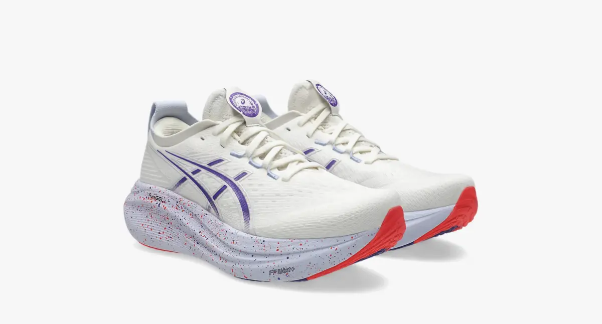 Imagem de contexto do artigo Asics Nimbus 27 Tokyo: conforto com passaporte carimbado