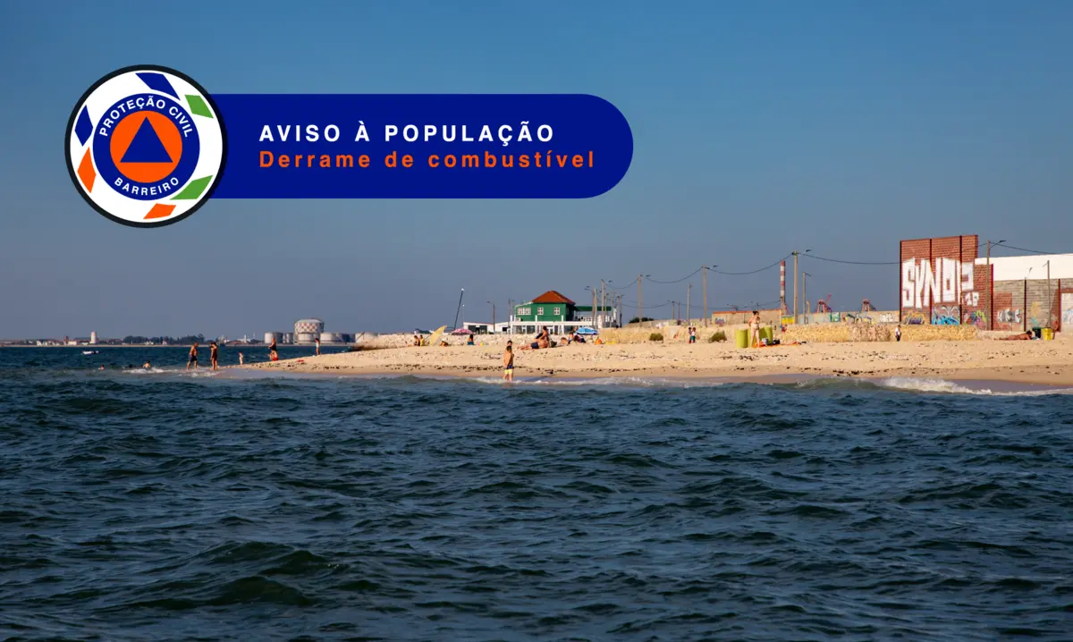 Os detritos poluentes resultam de um derrame de combustível