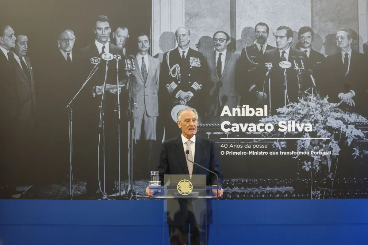 O antigo primeiro-ministro, Aníbal Cavaco Silva