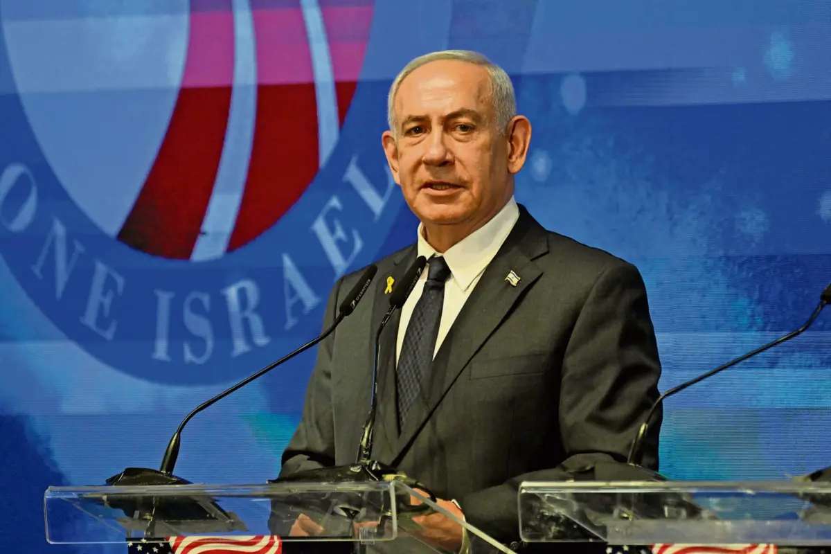 O primeiro-ministro de Israel, Benjamin Netanyahu