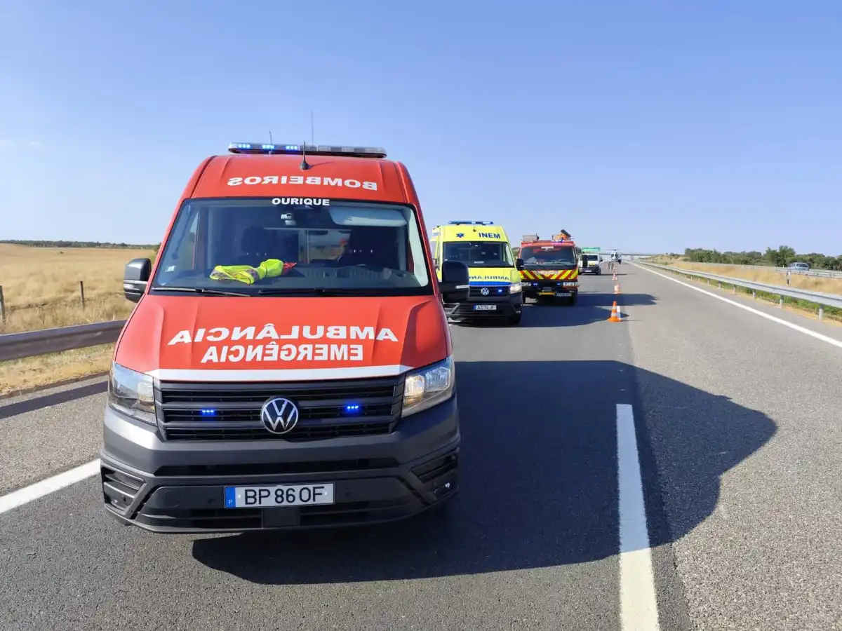 Imagem de contexto do artigo Mulher morre numa colisão na A2 em Castro Verde