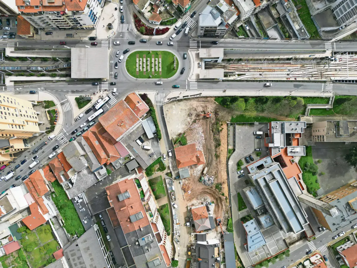 Zona de implantação do TGV, em Vila Nova de Gaia