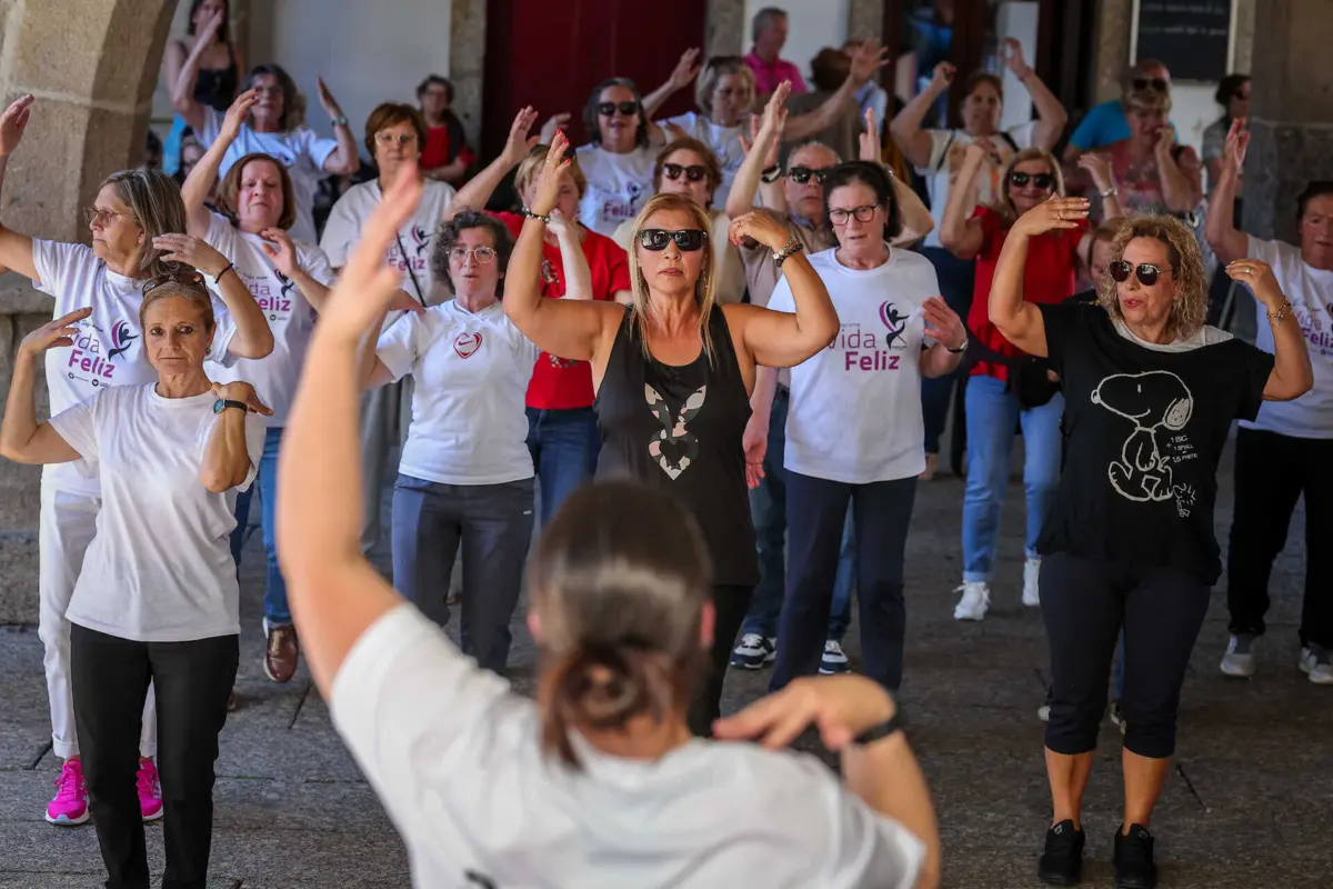 Atividades físicas no centro histórico de Guimarães assinalaram inauguração