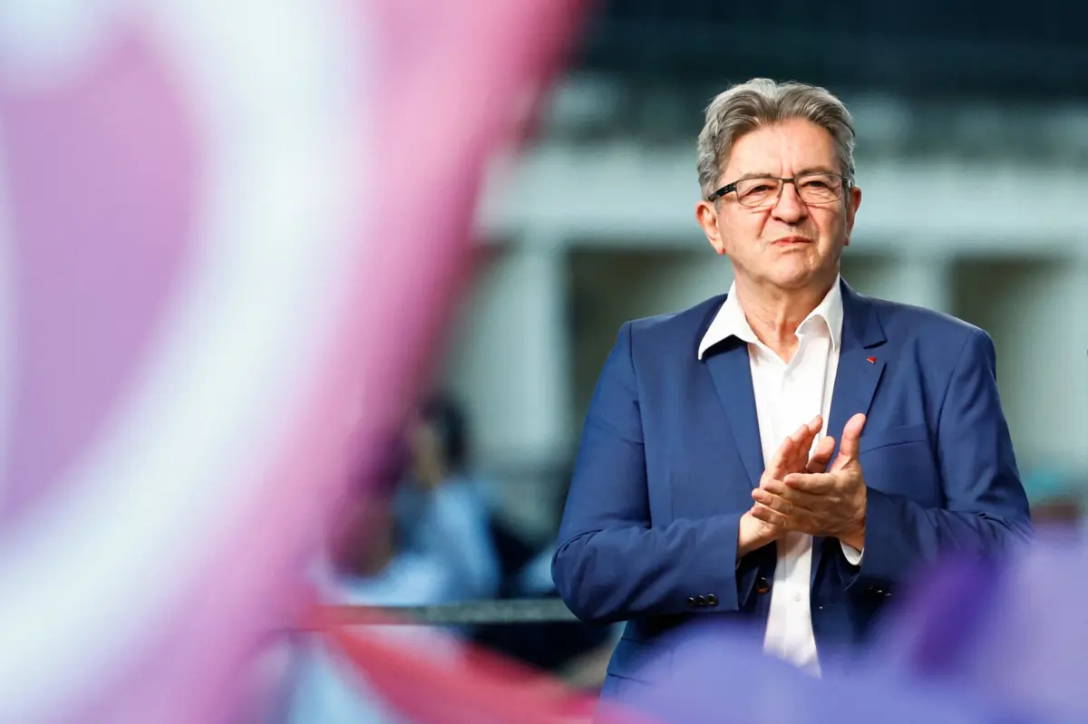 Jean-Luc Mélenchon, líder da França Insubmissa