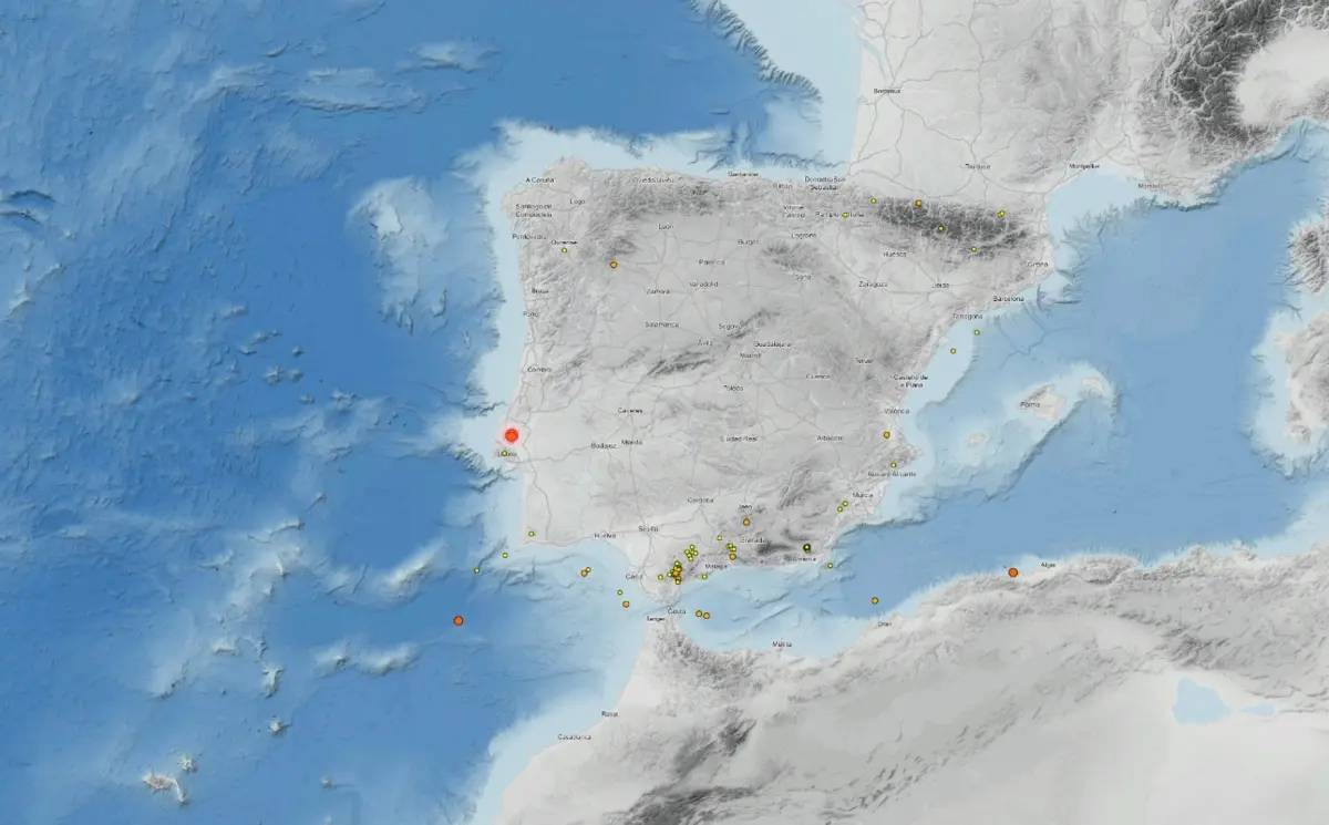 Imagem de contexto do artigo Dois sismos de magnitude 4,1 e duas réplicas na região de Lisboa