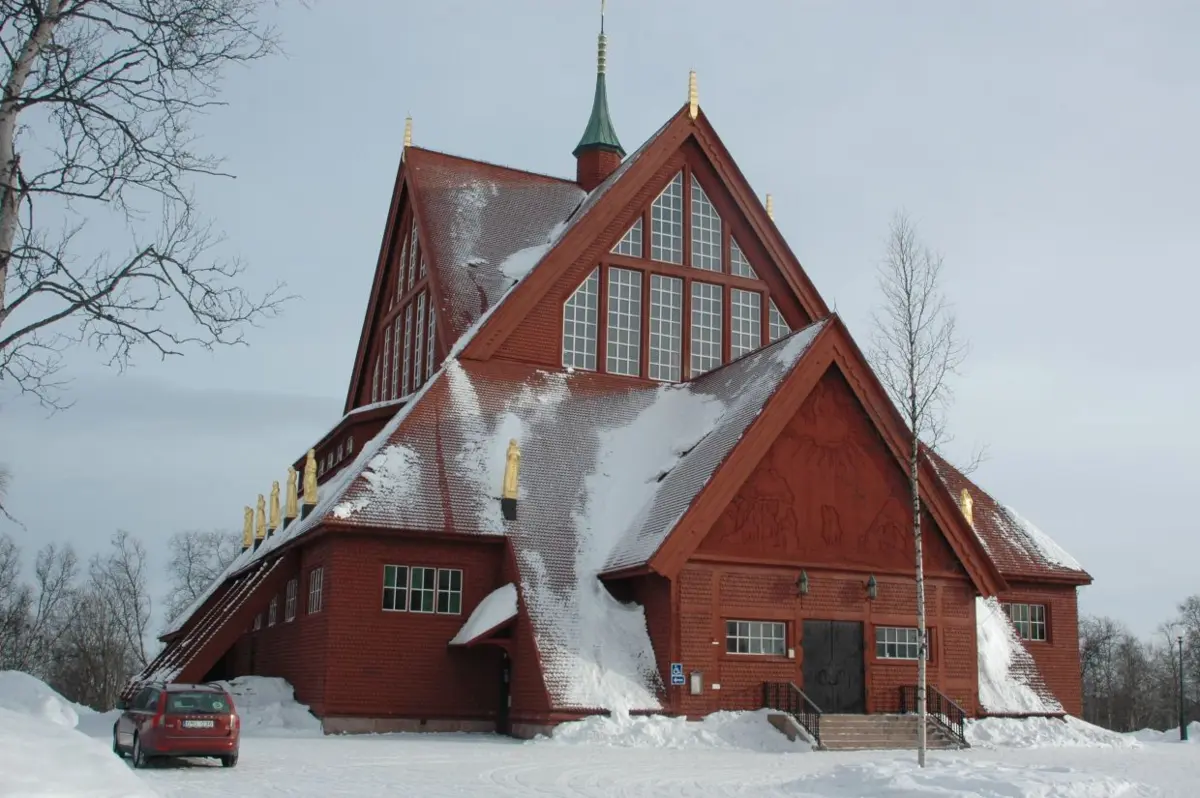 Igreja de Kiurna já foi considerada a mais popular de toda a Suécia